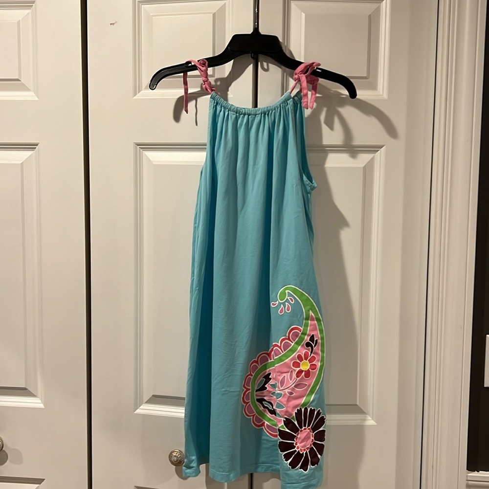 Hannah Andersson Girls Blue Dress
